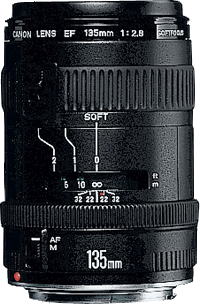 Canon EF 135mm f/2.8 (with Softfocus)